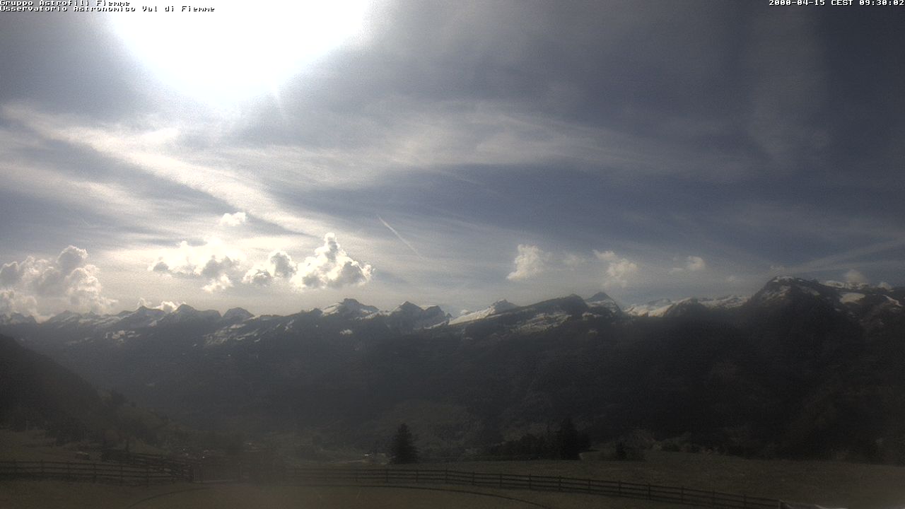 Webcam a Tesero - Trentino - Dolomiti