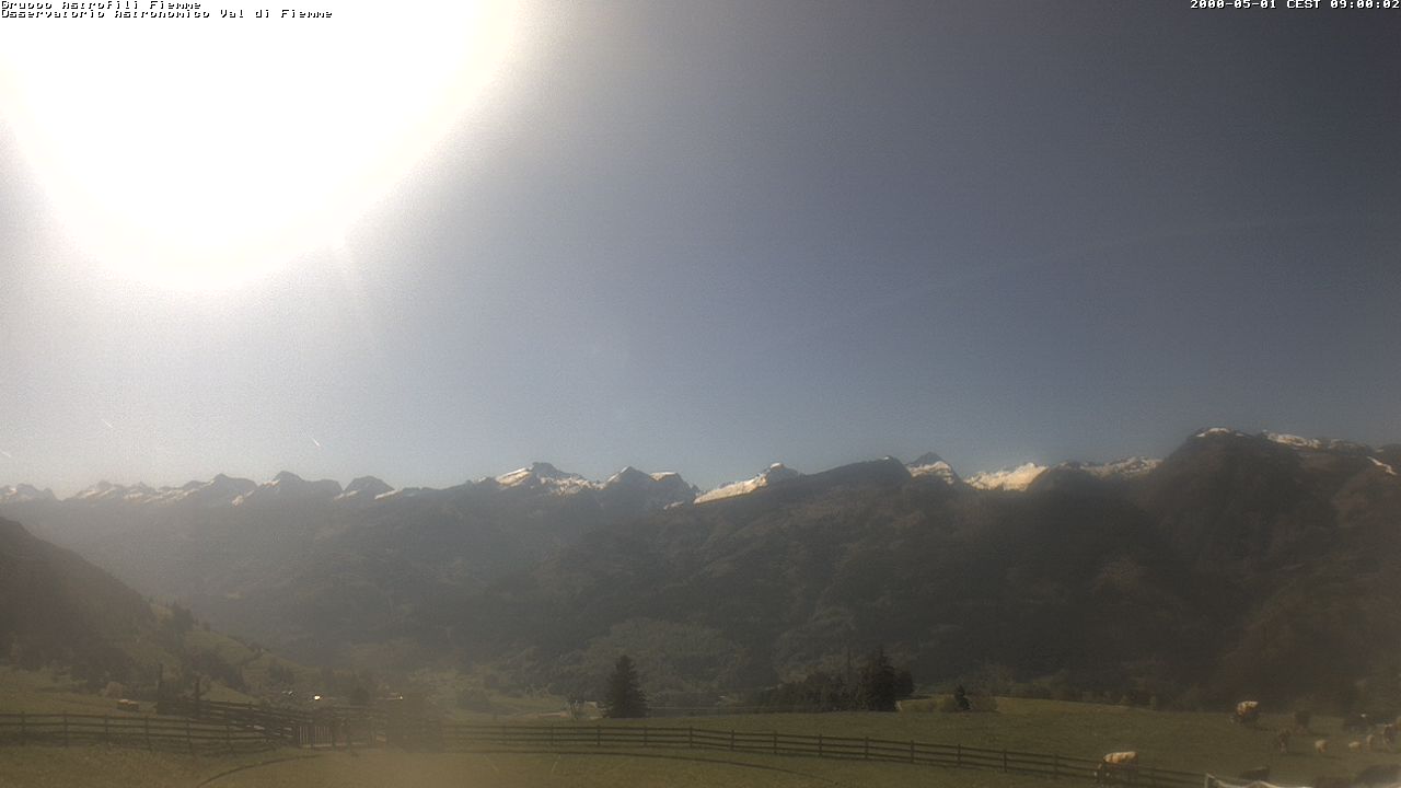 Webcam a Tesero - Trentino - Dolomiti