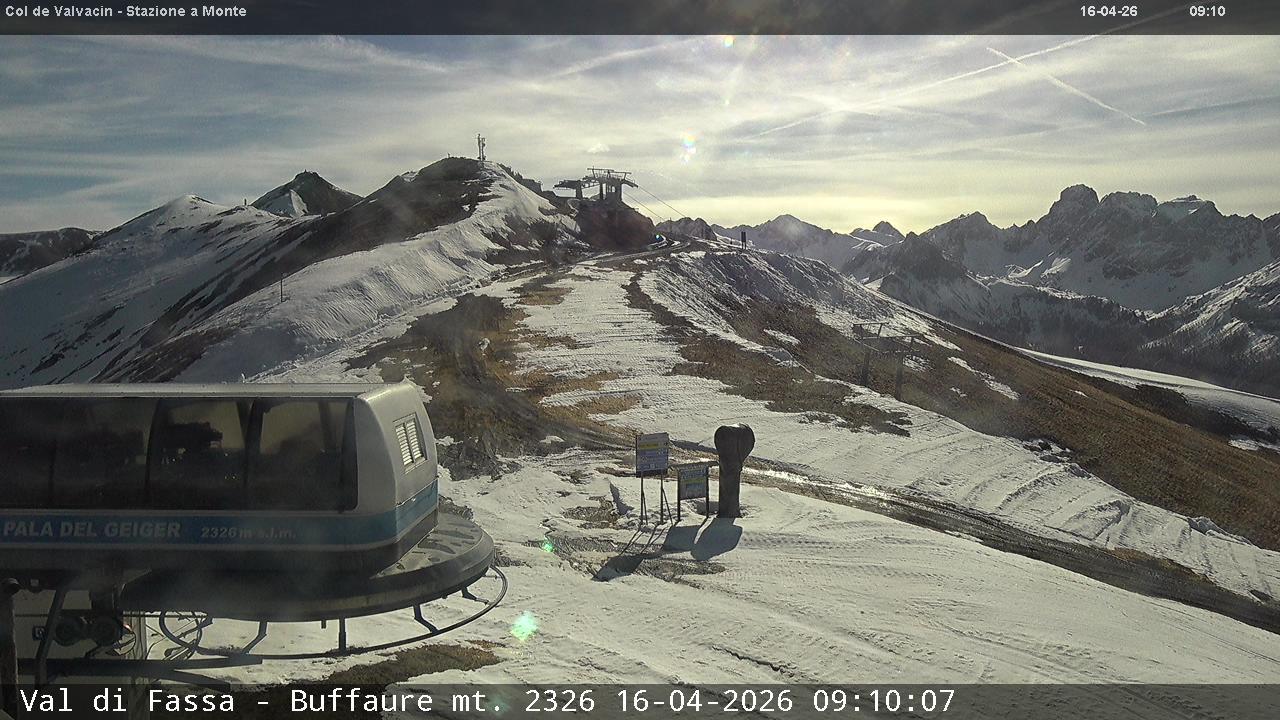 Webcam a Pozza di Fassa - Trentino - Dolomiti