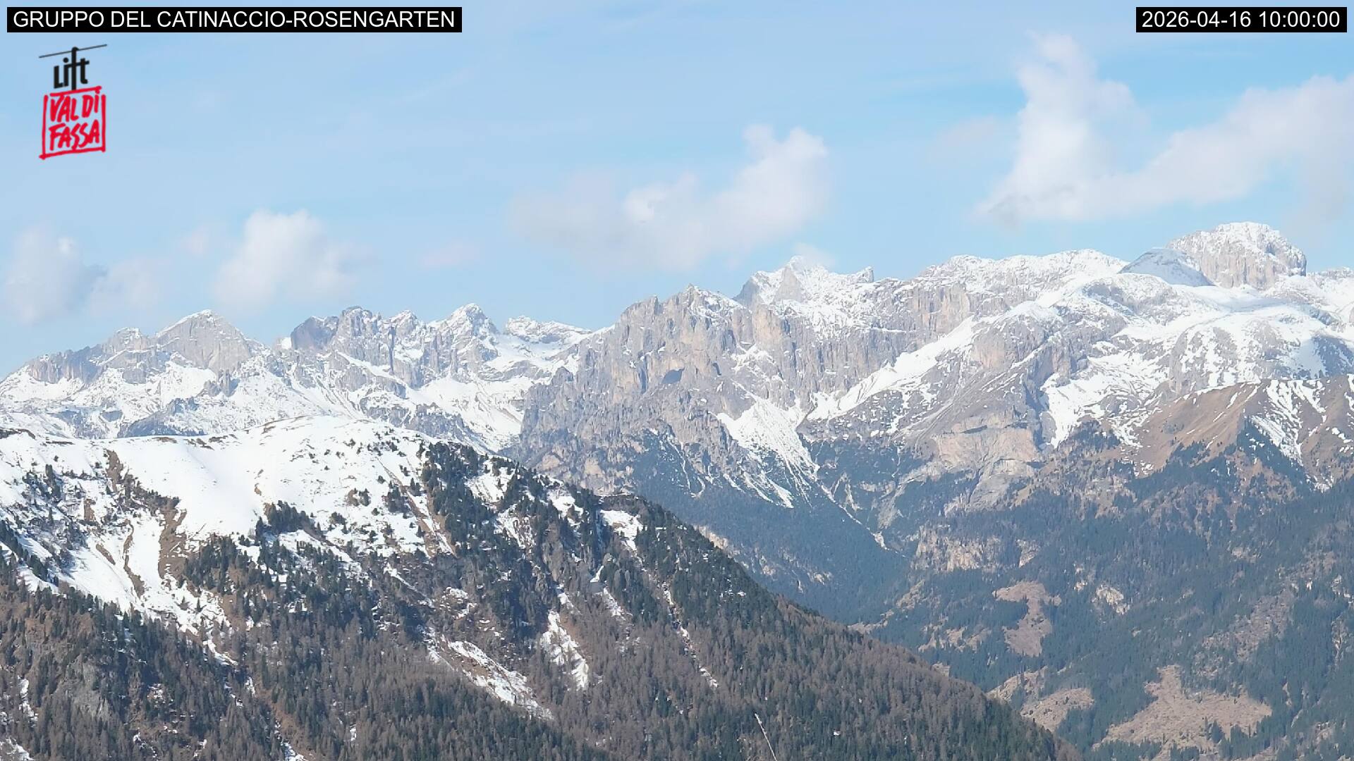 Webcam a Campitello di Fassa - Trentino - Dolomiti