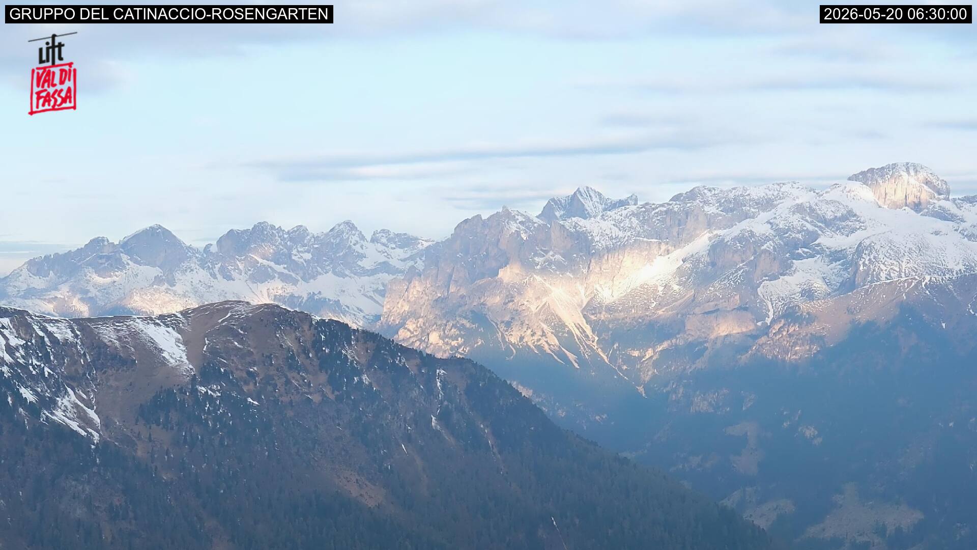 Webcam a Campitello di Fassa - Trentino