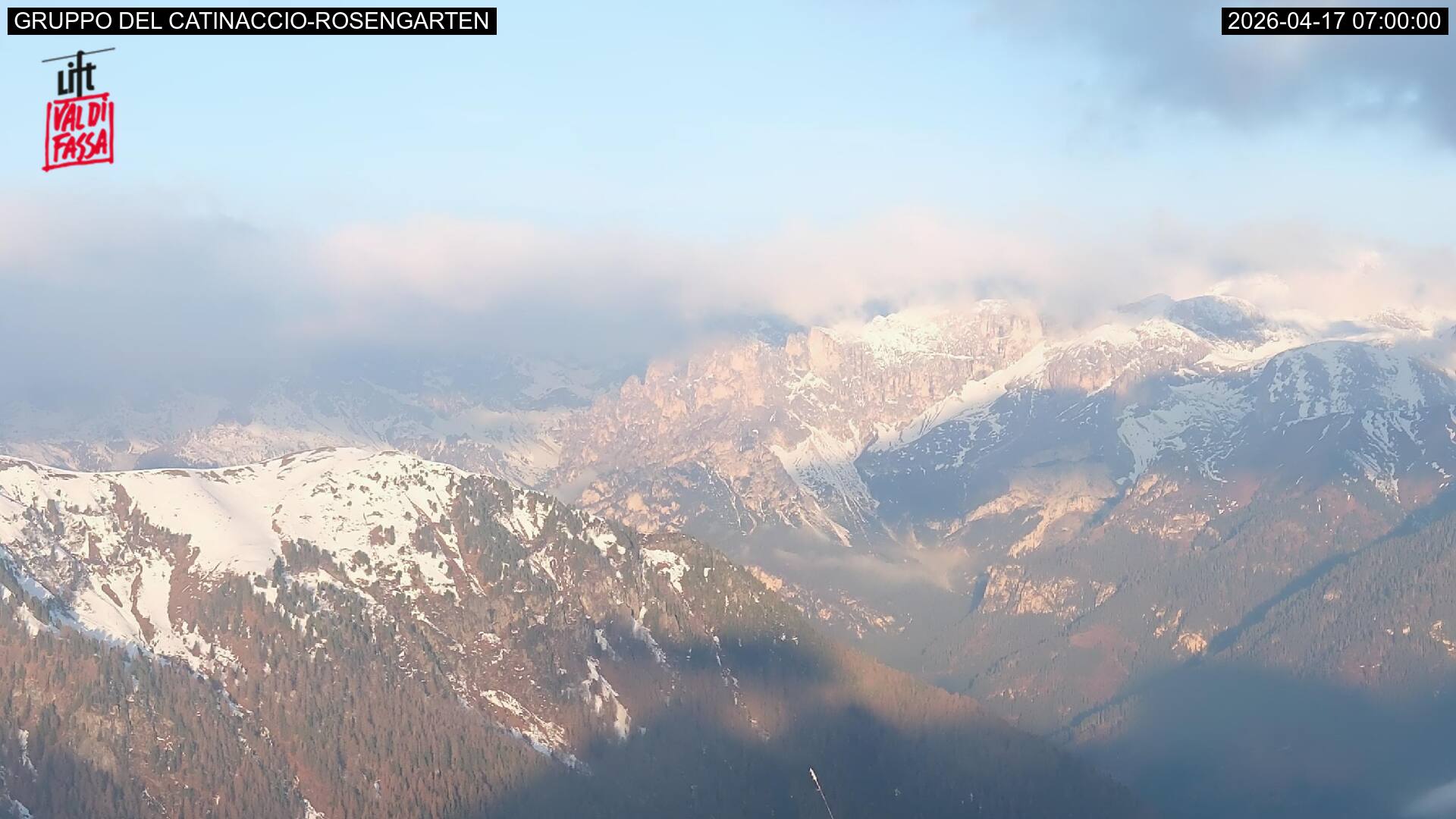 Webcam a Campitello di Fassa - Trentino