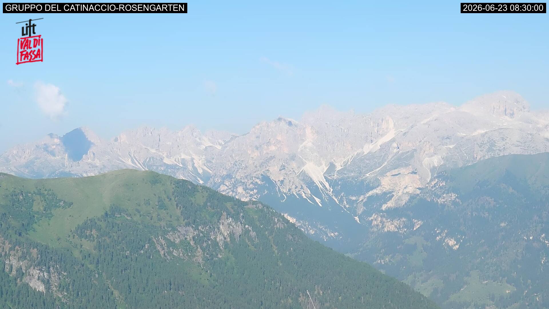 Webcam a Campitello di Fassa - Trentino - Dolomiti