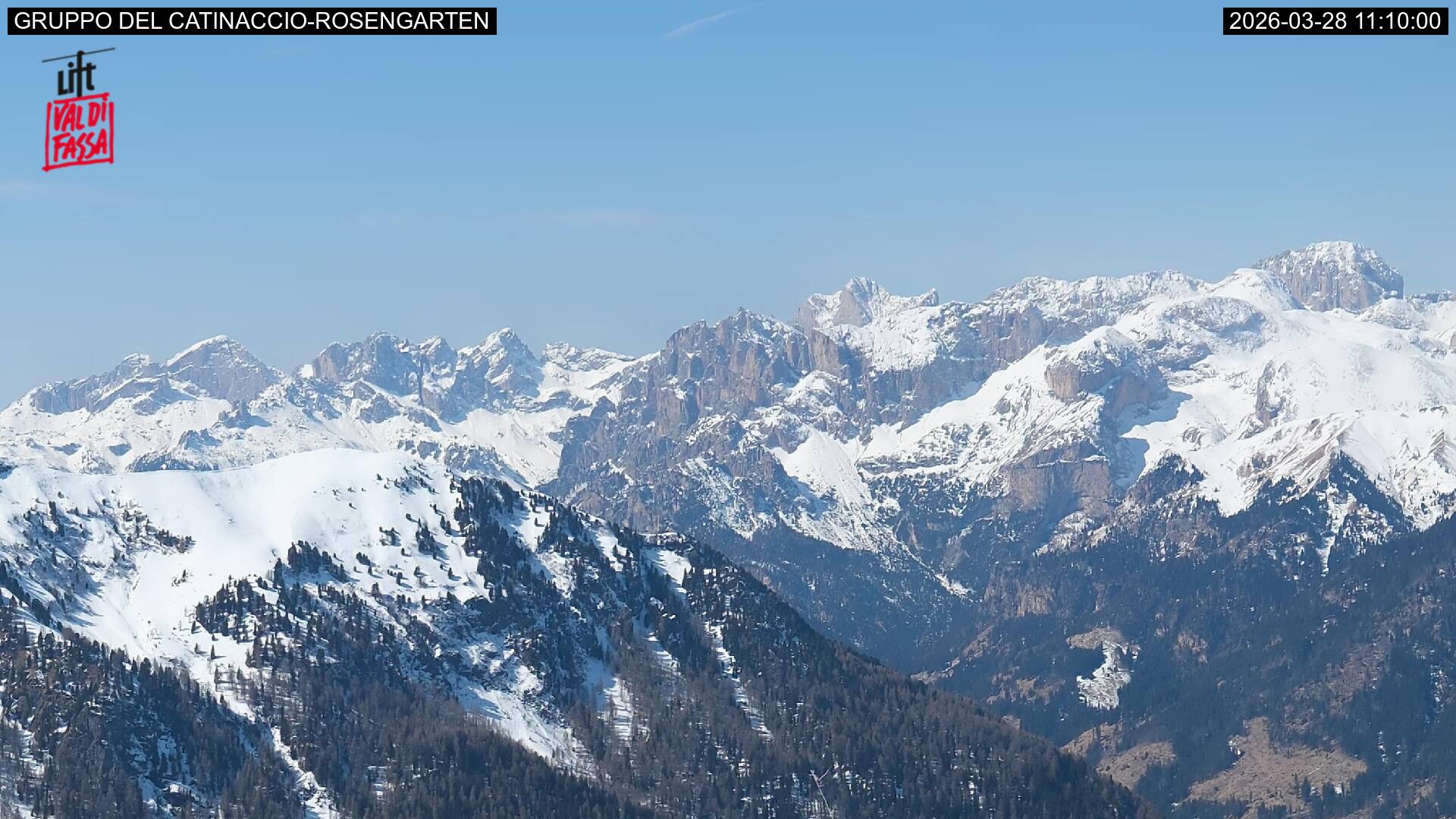 Webcam a Campitello di Fassa - Trentino