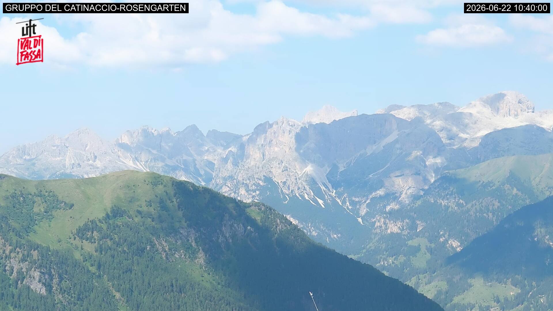 Webcam a Campitello di Fassa - Trentino