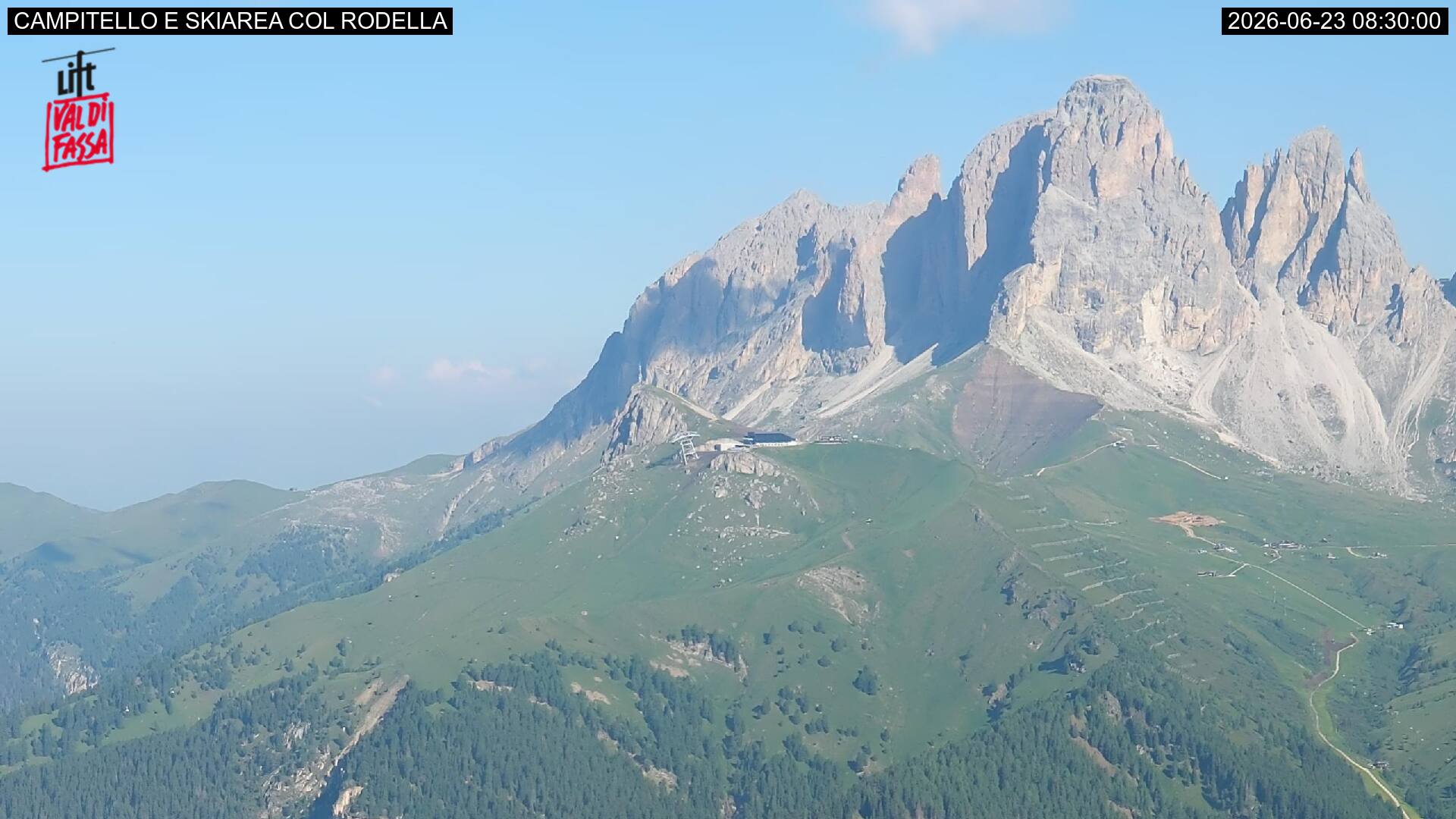Webcam a Campitello di Fassa - Trentino - Dolomiti