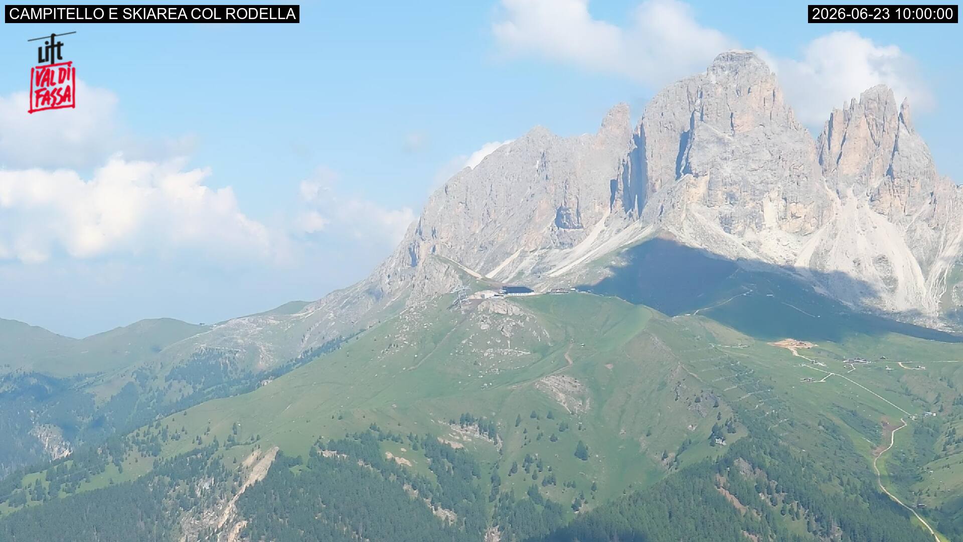 Webcam a Campitello di Fassa - Trentino - Dolomiti