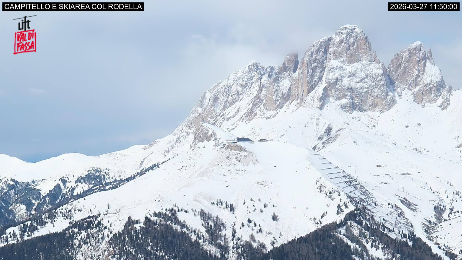 Webcam a Campitello di Fassa - Trentino