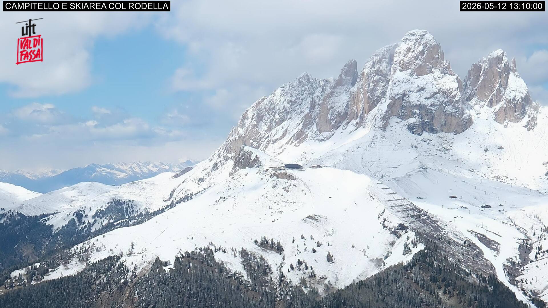 Webcam a Campitello di Fassa - Trentino