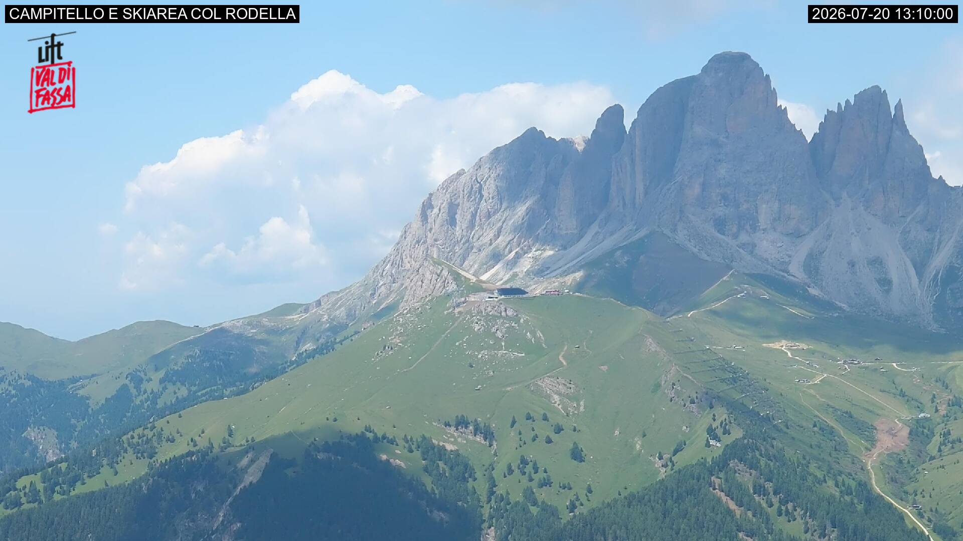 Webcam a Campitello di Fassa - Trentino