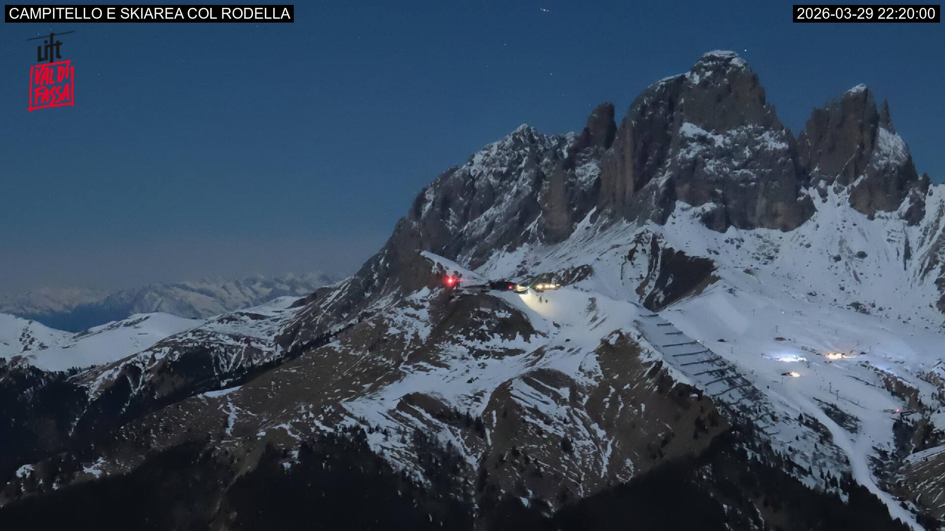 Webcam a Campitello di Fassa - Trentino