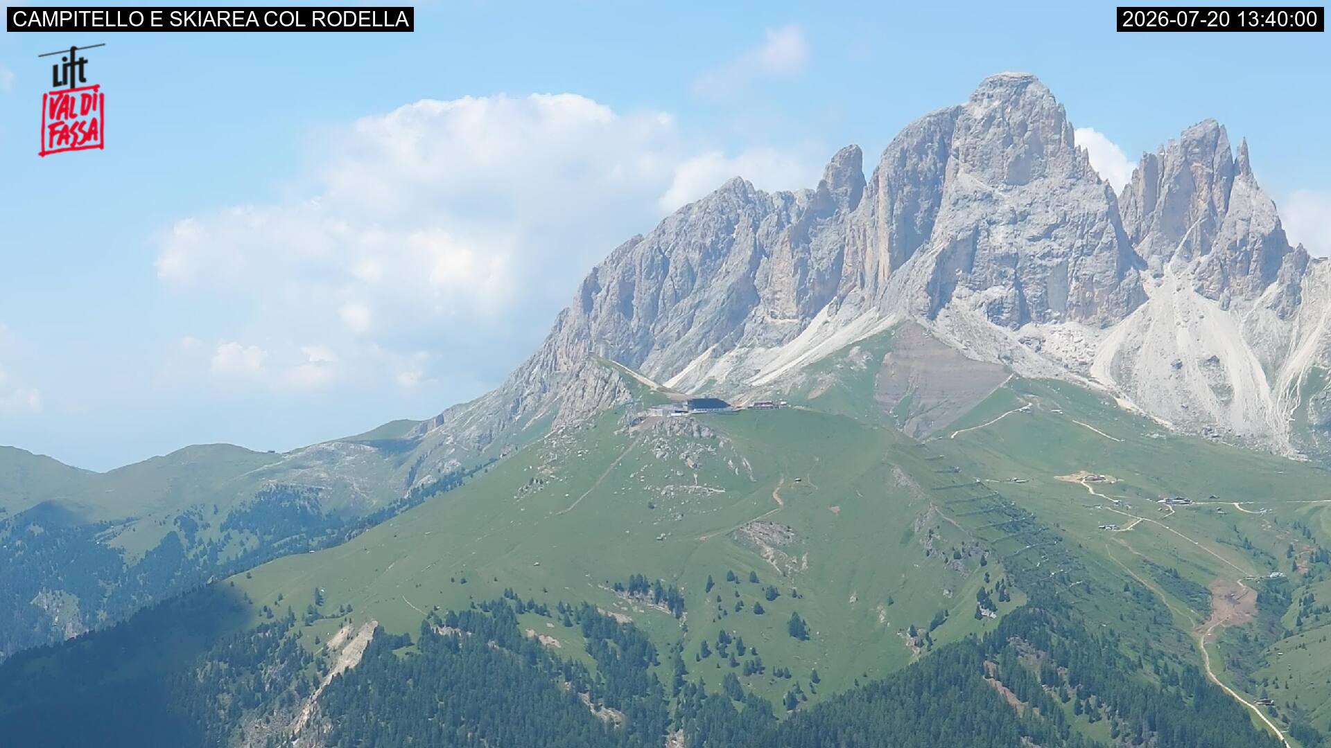 Webcam a Campitello di Fassa - Trentino