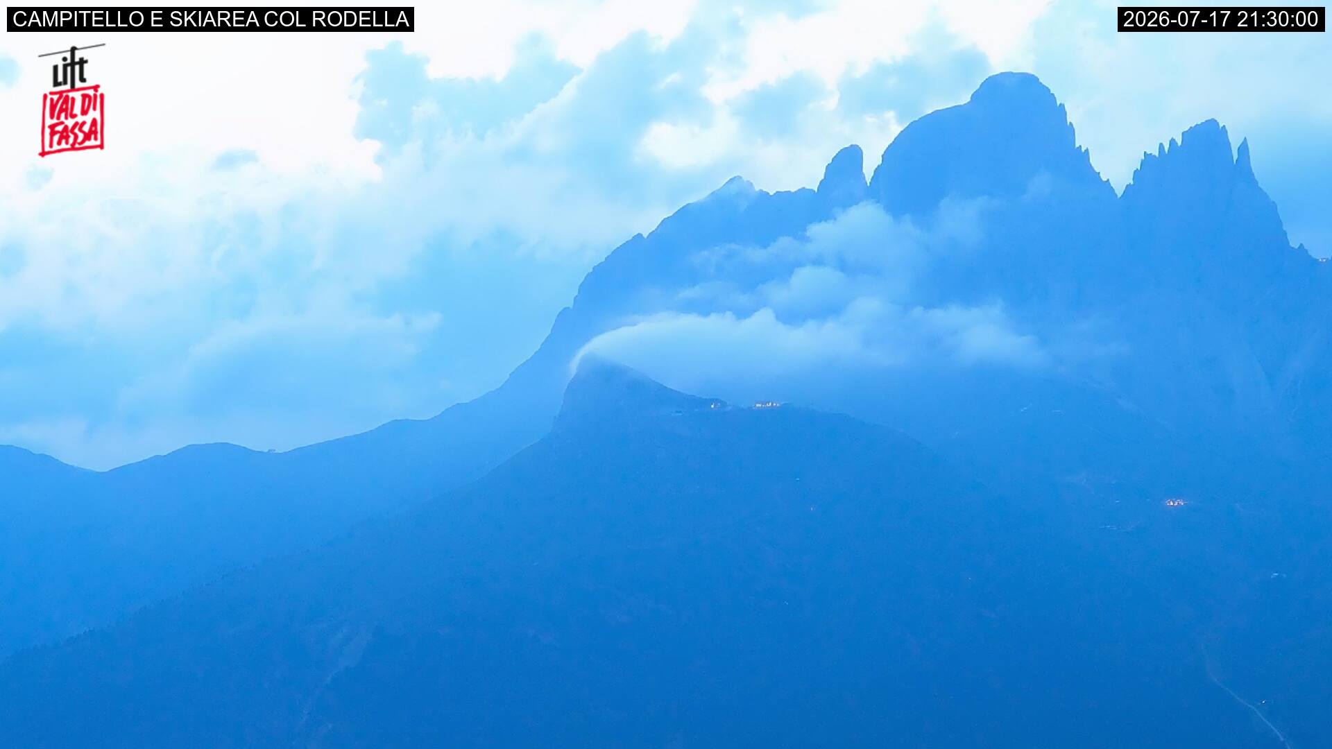 Webcam a Campitello di Fassa - Trentino