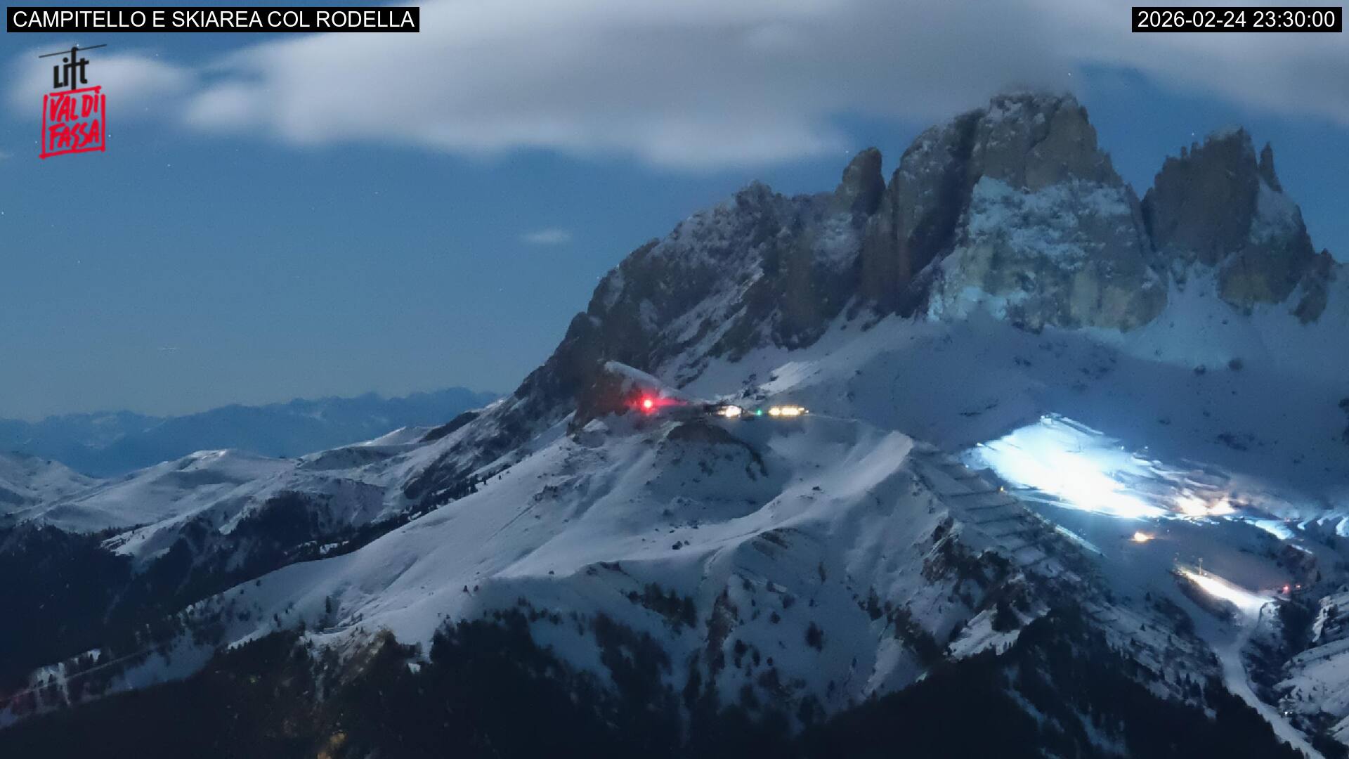 Webcam a Campitello di Fassa - Trentino