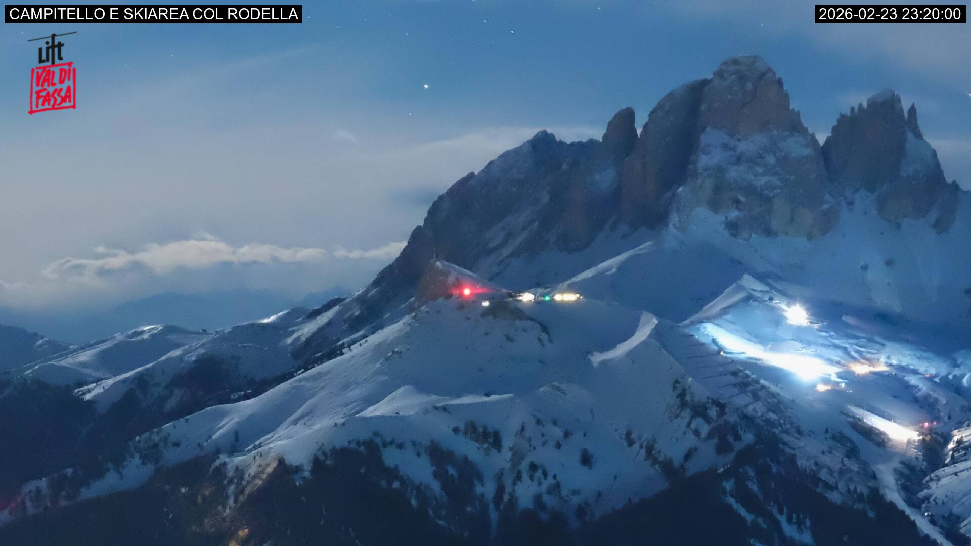 Webcam a Campitello di Fassa - Trentino