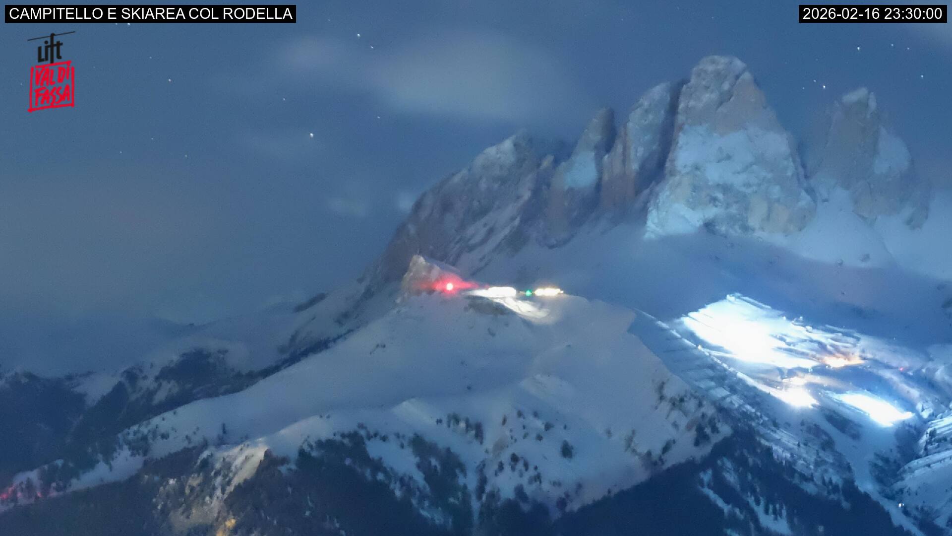 Webcam a Campitello di Fassa - Trentino