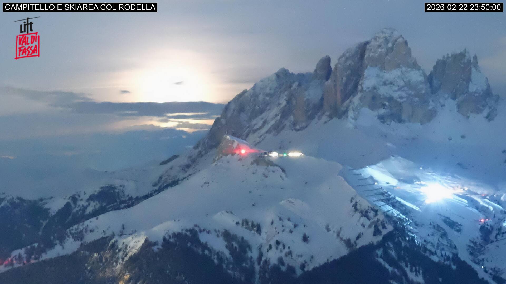 Webcam a Campitello di Fassa - Trentino