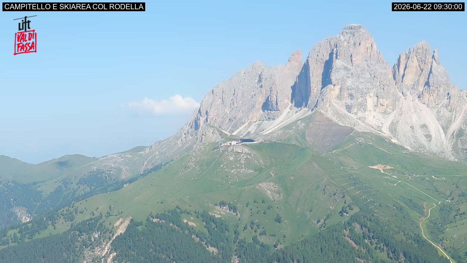 Webcam a Campitello di Fassa - Trentino