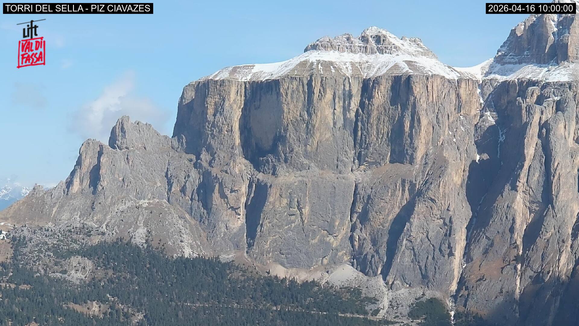 Webcam a Campitello di Fassa - Trentino - Dolomiti