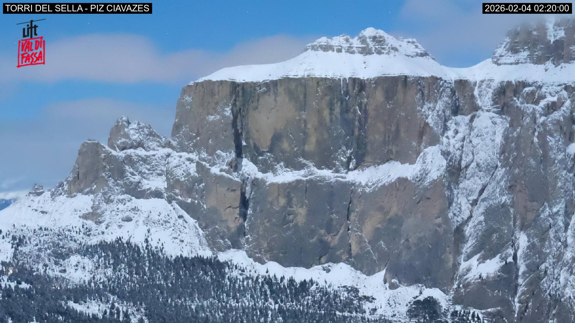 Webcam a Campitello di Fassa - Trentino