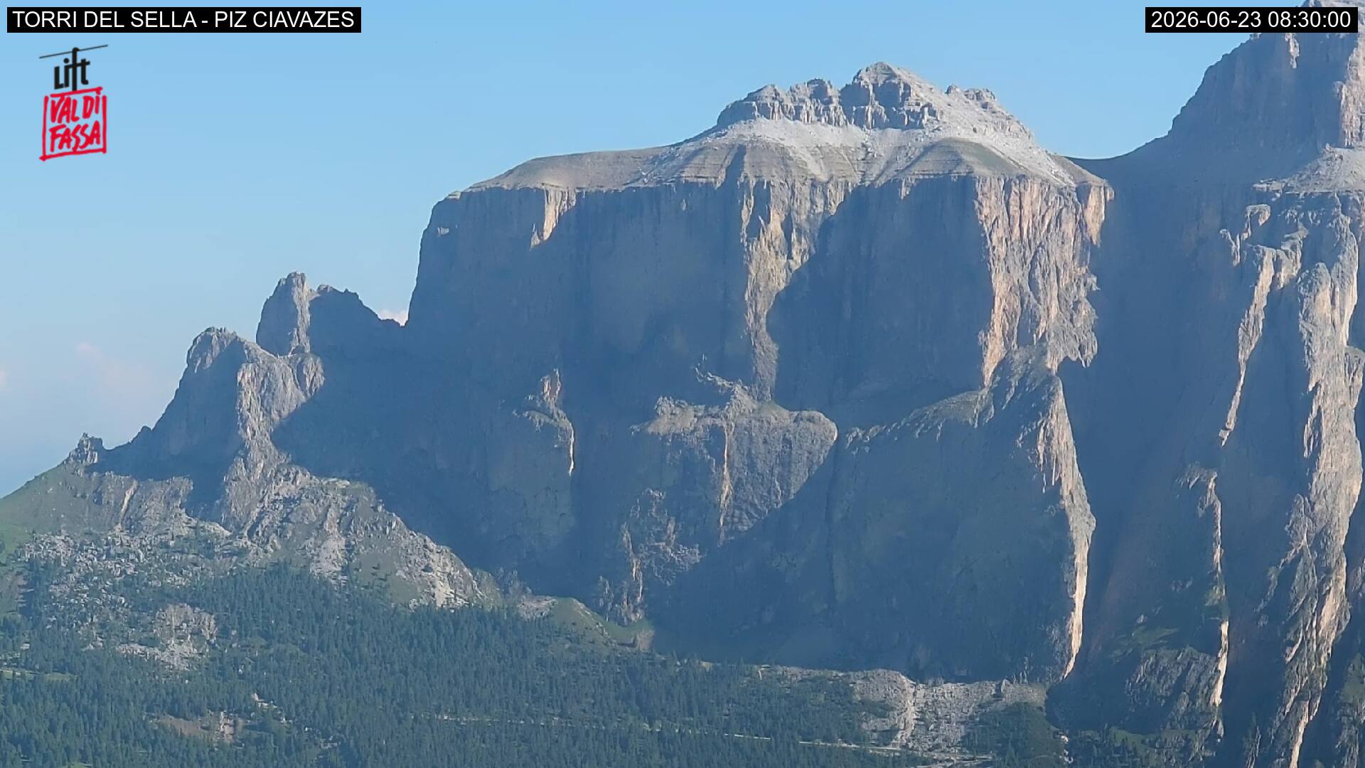 Webcam a Campitello di Fassa - Trentino - Dolomiti