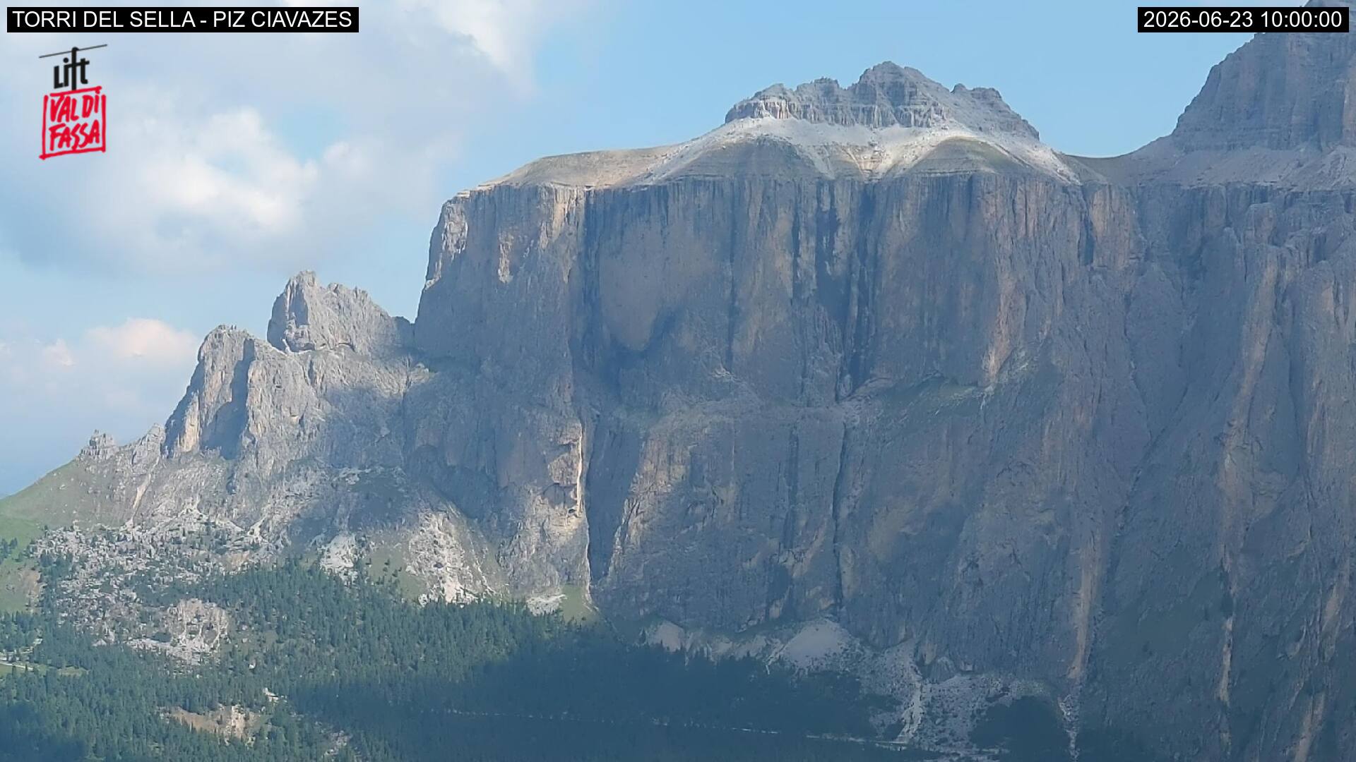 Webcam a Campitello di Fassa - Trentino - Dolomiti