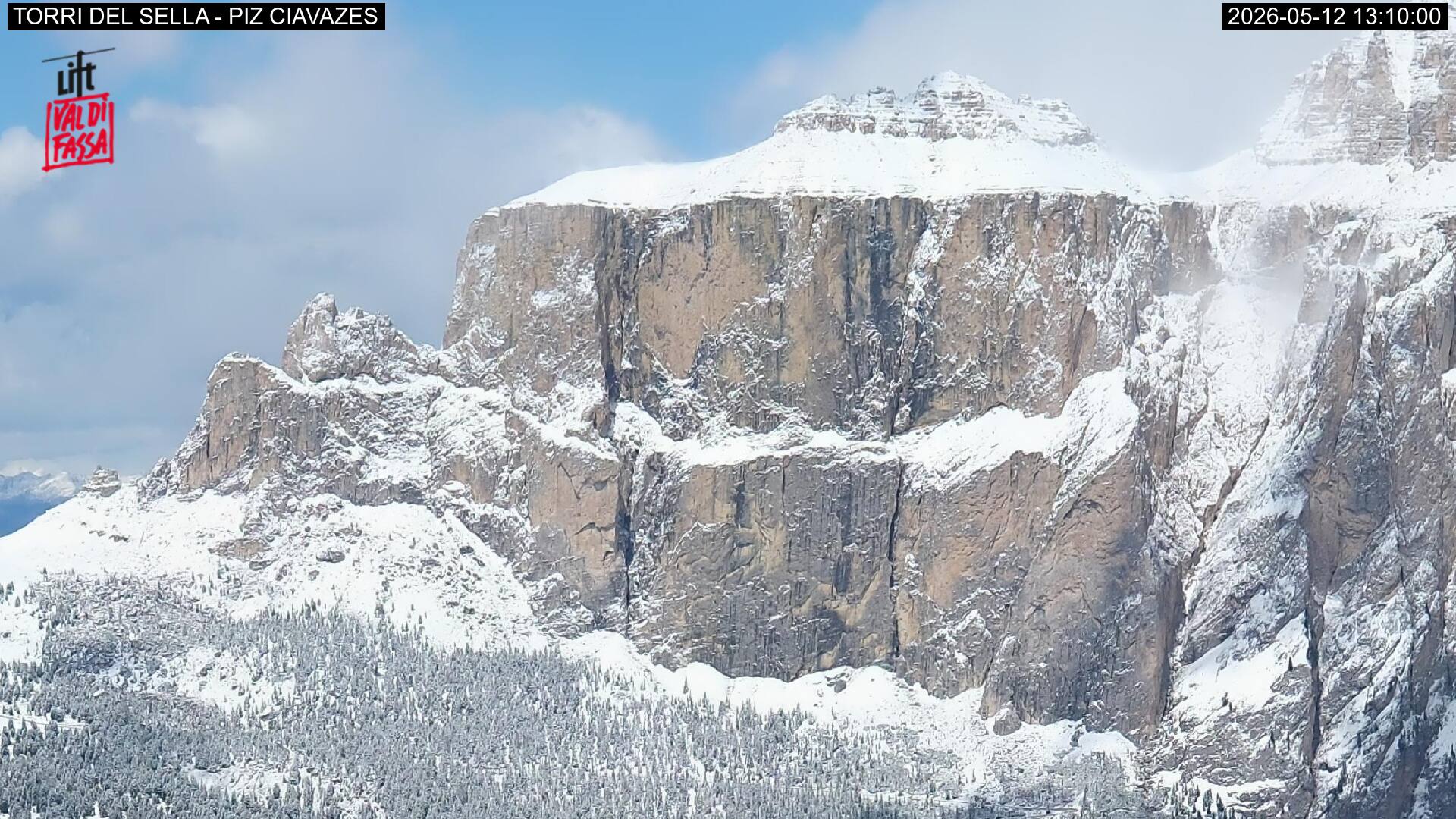 Webcam a Campitello di Fassa - Trentino