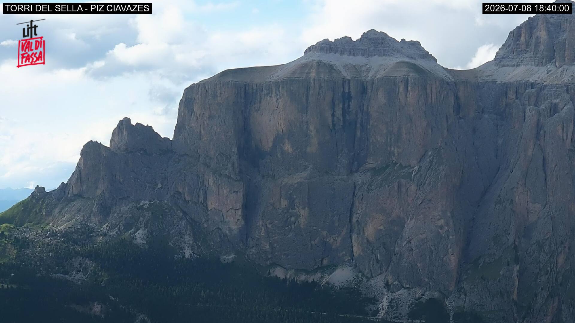 Webcam a Campitello di Fassa - Trentino