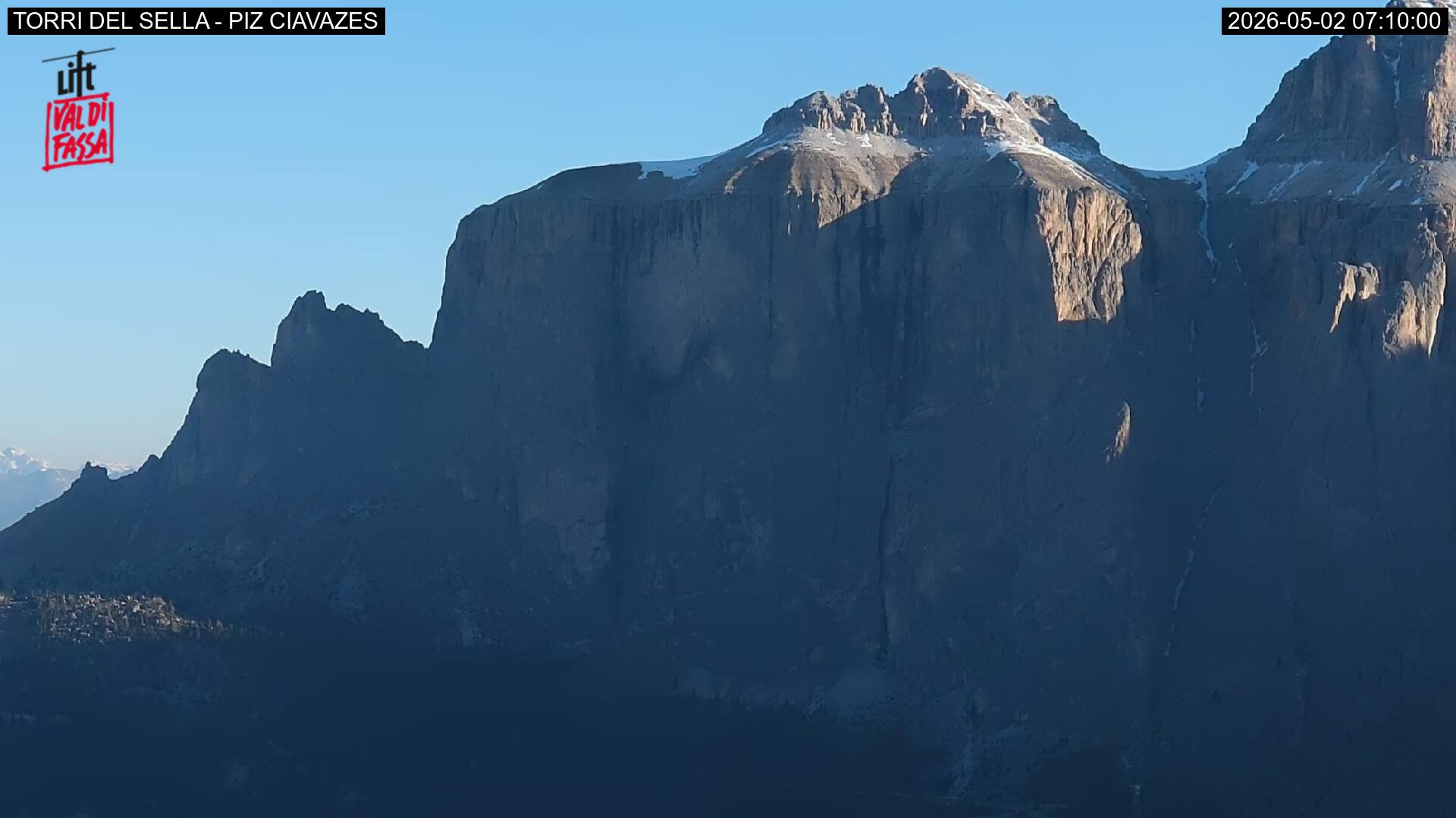 Webcam a Campitello di Fassa - Trentino - Dolomiti