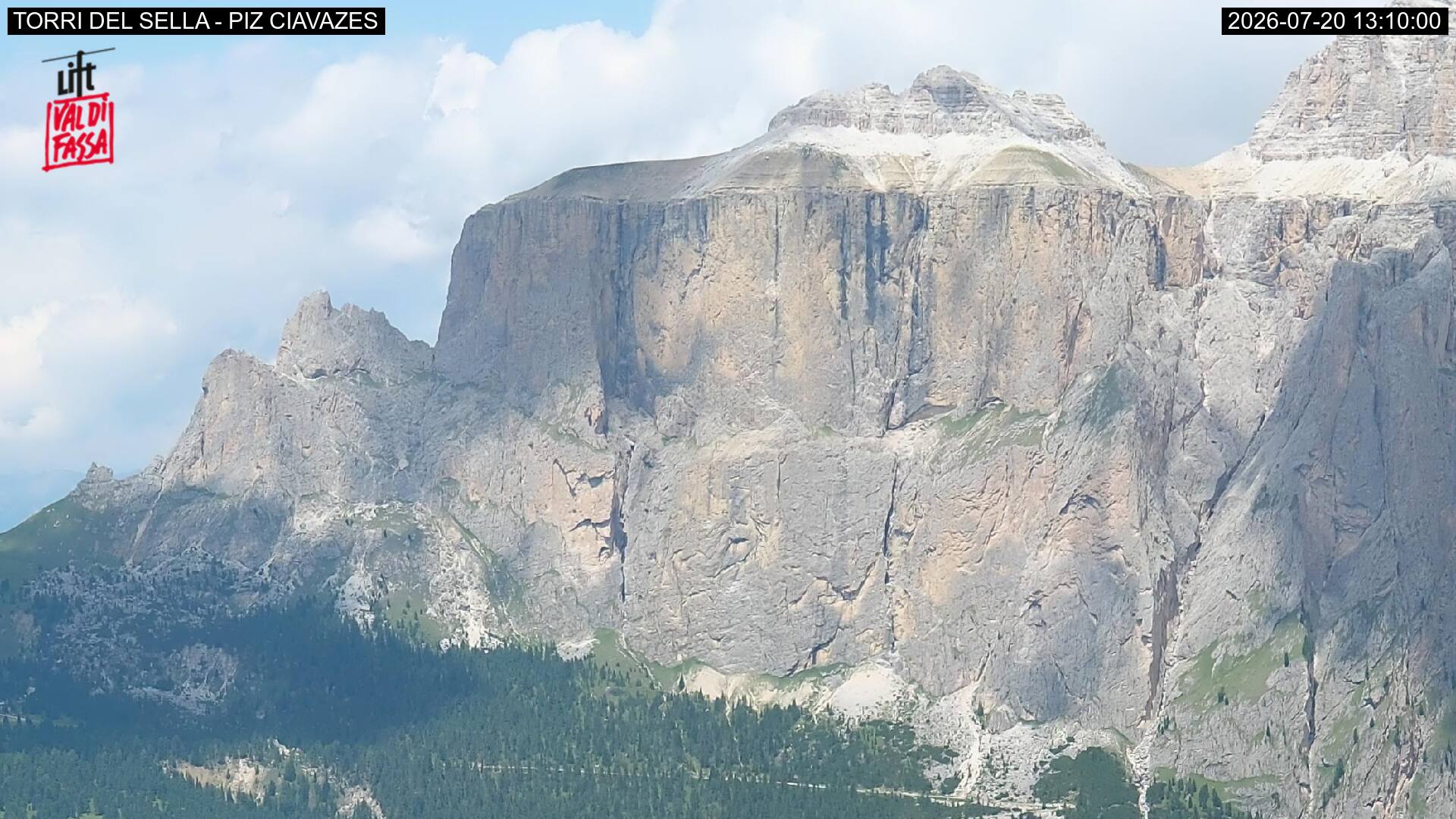 Webcam a Campitello di Fassa - Trentino