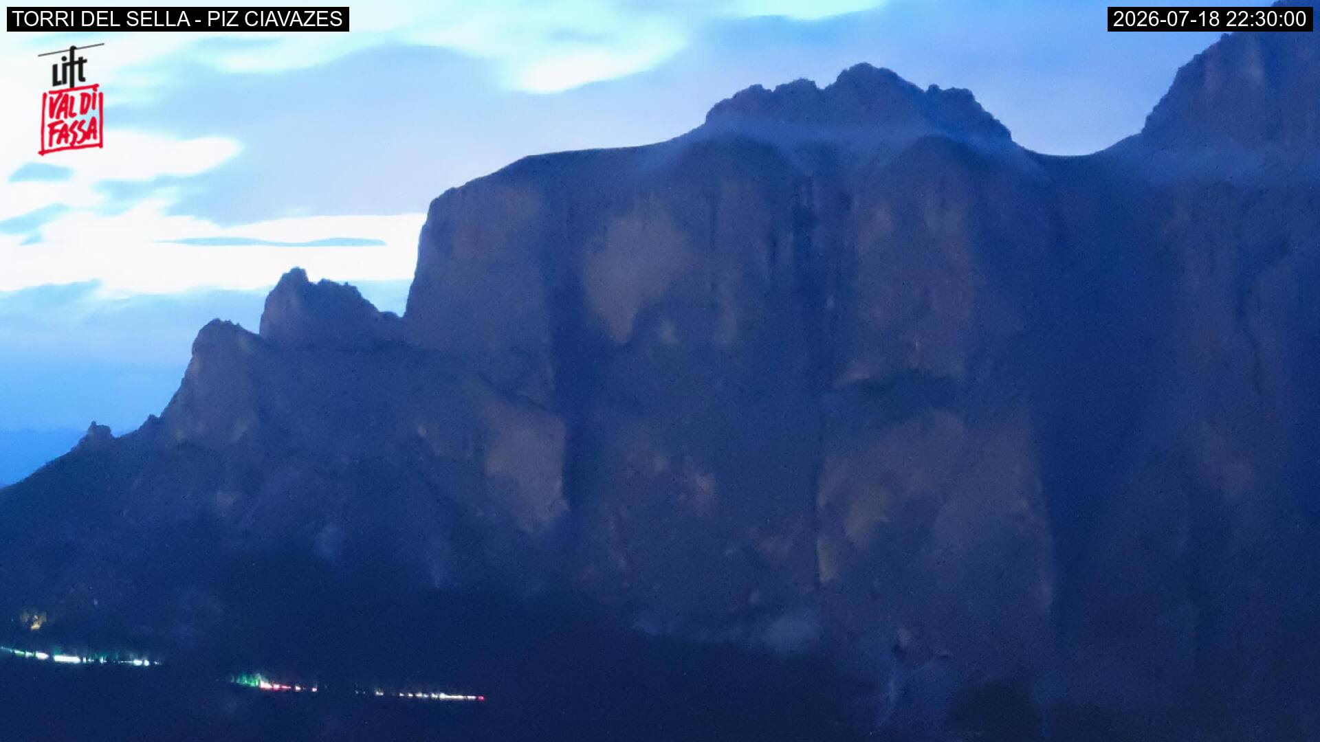 Webcam a Campitello di Fassa - Trentino