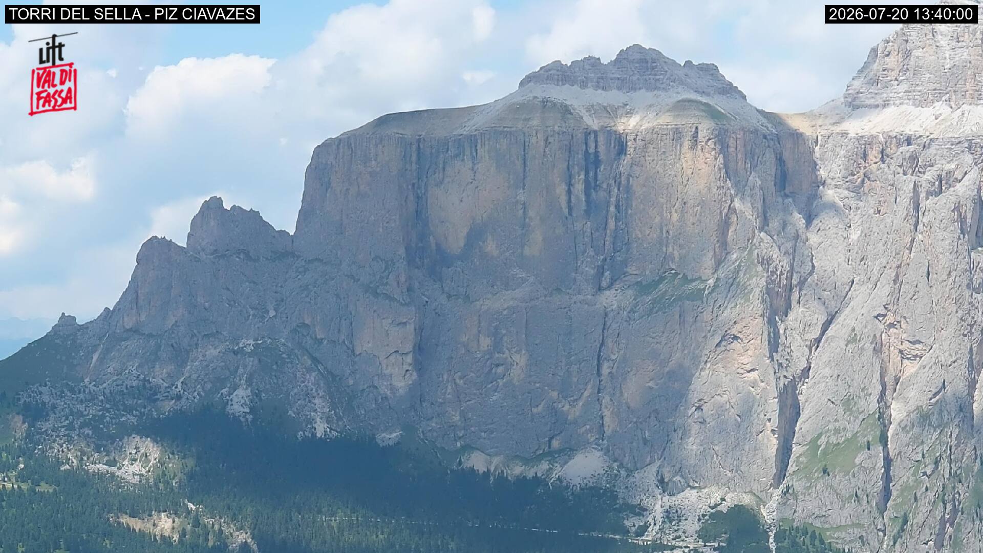 Webcam a Campitello di Fassa - Trentino