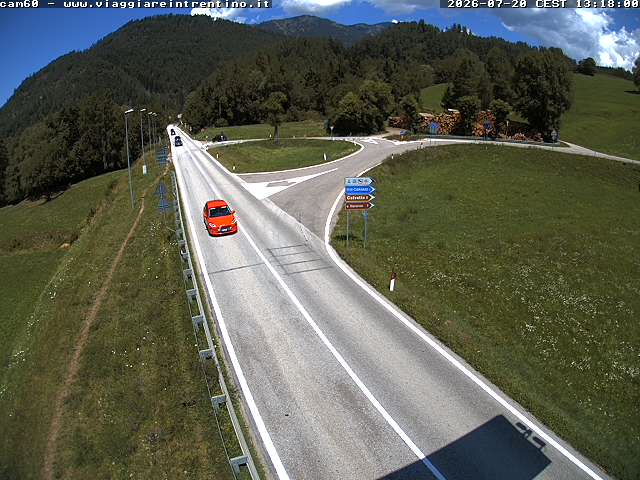 Webcam a Castello di Fiemme - Trentino