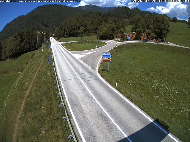 Webcam a Castello di Fiemme - Trentino