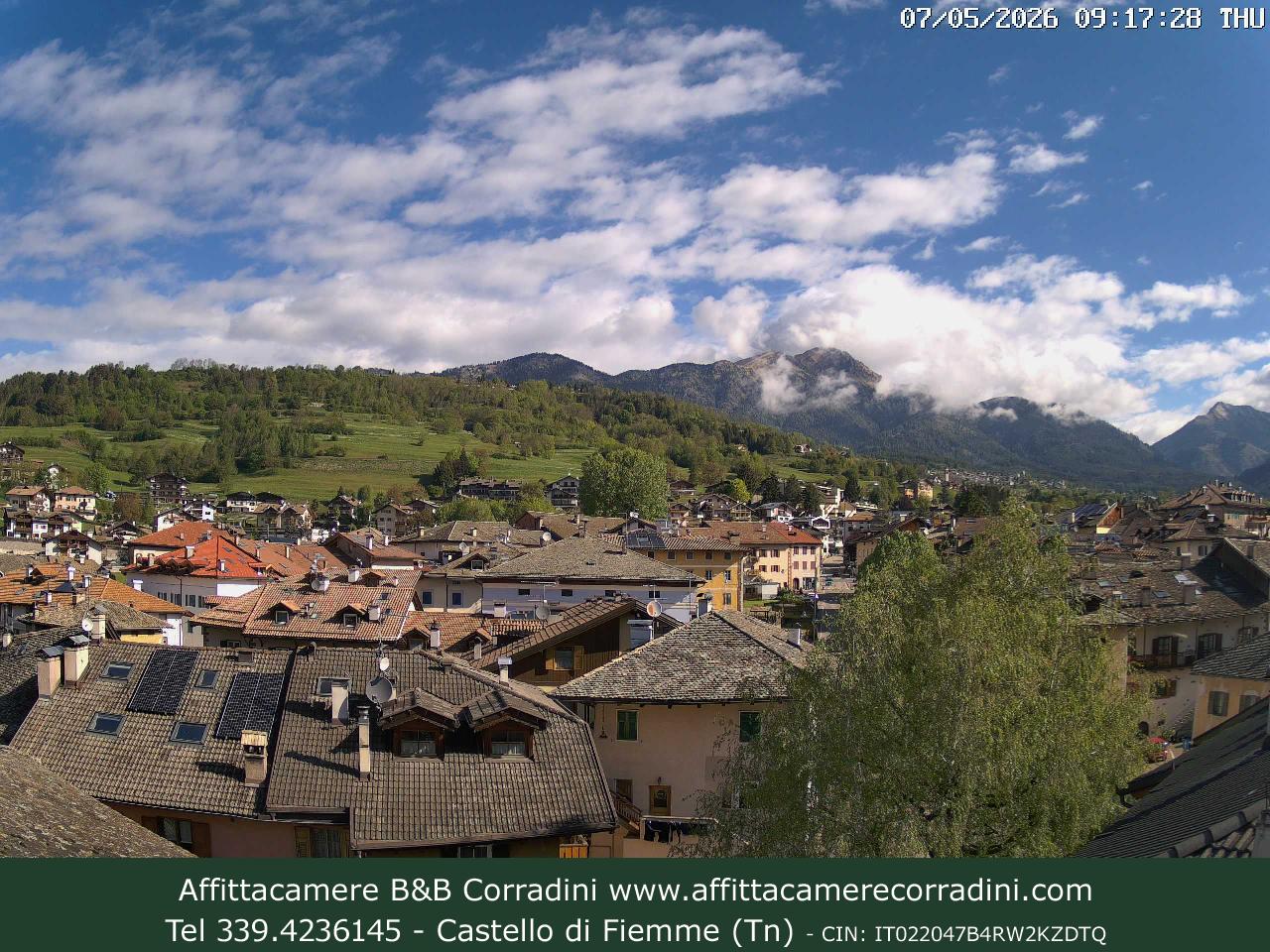 Webcam a Castello di Fiemme - Trentino