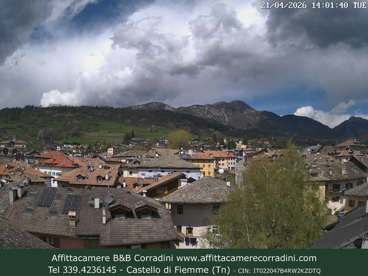 Webcam a Castello di Fiemme - Trentino