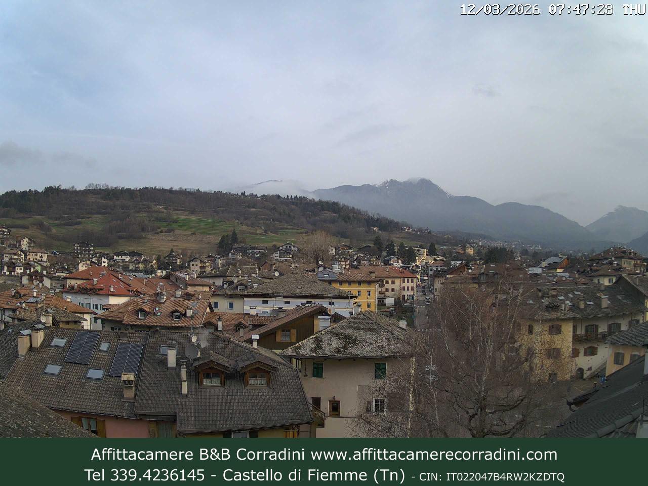 Webcam a Castello di Fiemme - Trentino - Dolomiti