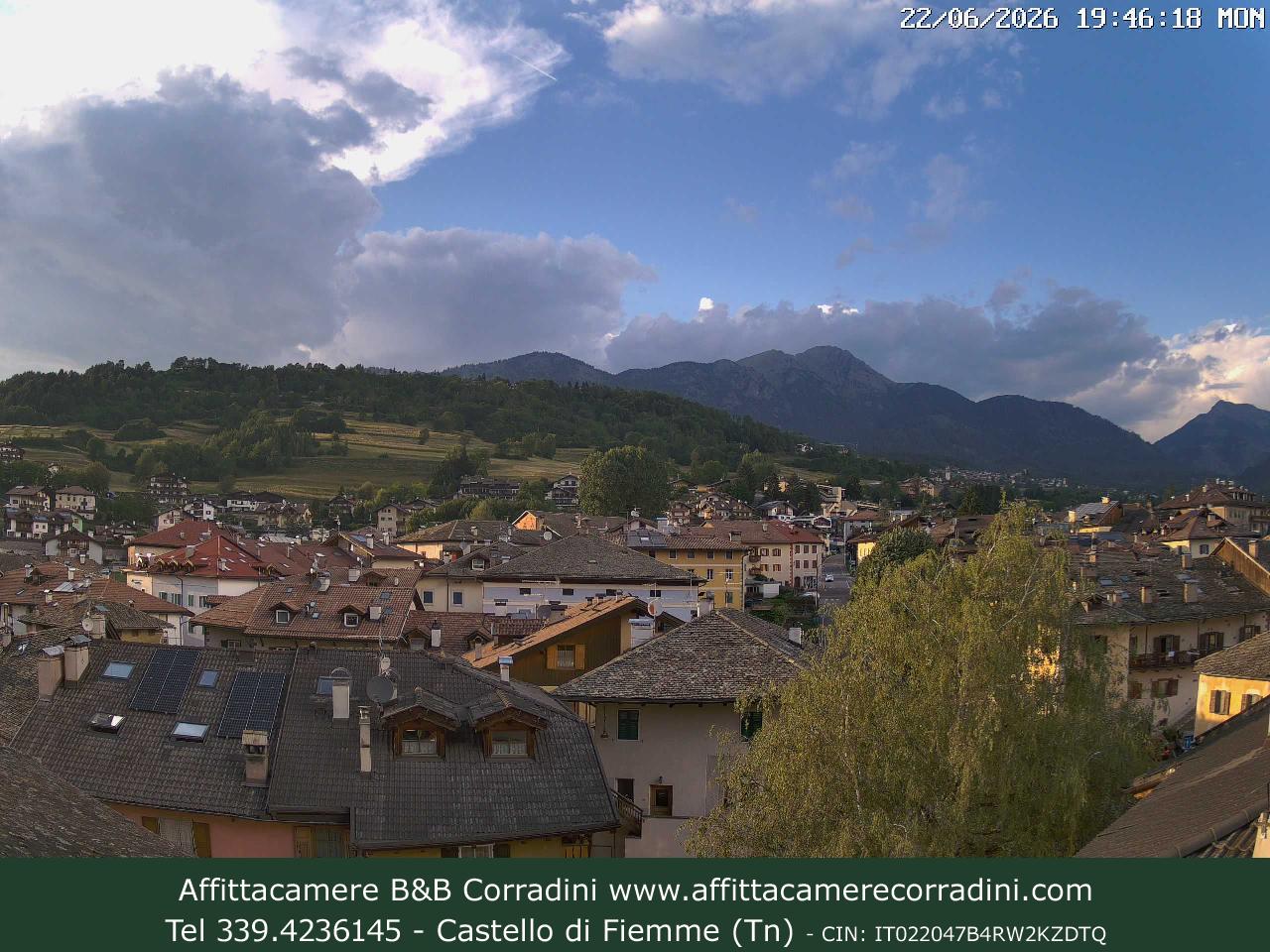 Webcam a Castello di Fiemme - Trentino