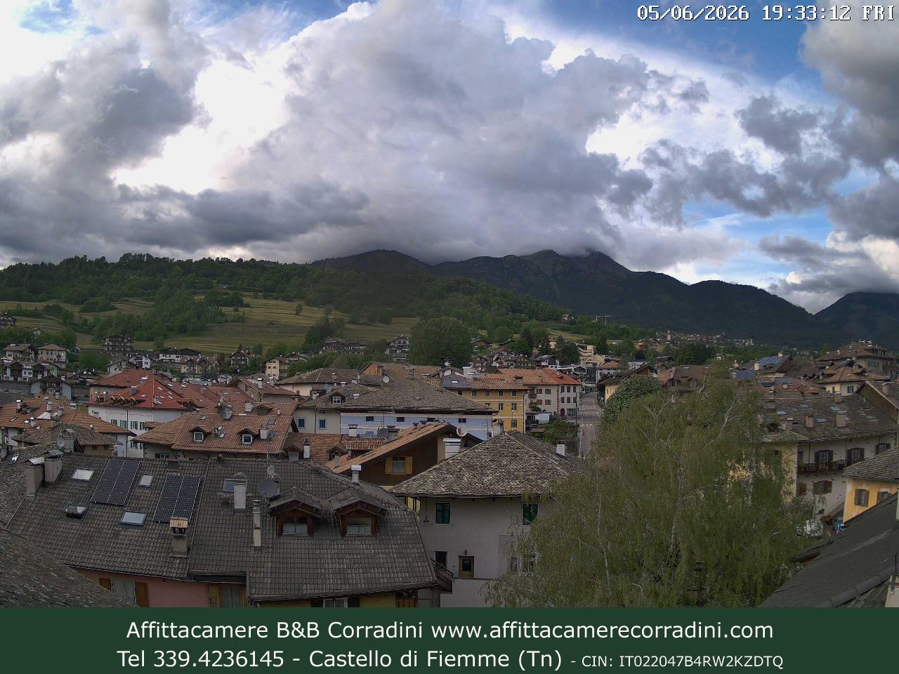 Webcam a Castello di Fiemme - Trentino