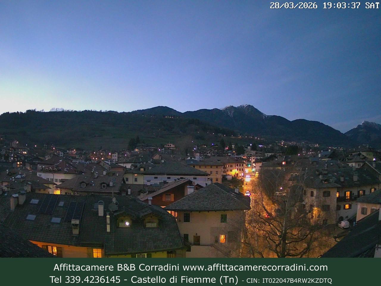Webcam a Castello di Fiemme - Trentino