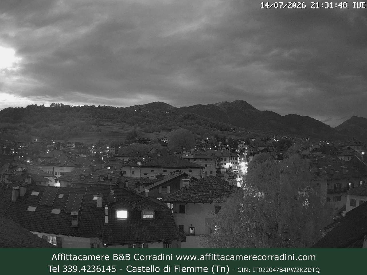 Webcam a Castello di Fiemme - Trentino