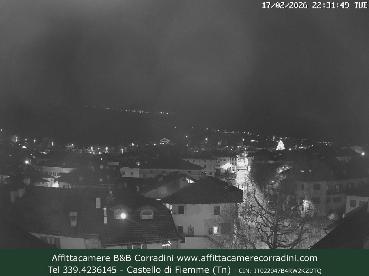 Webcam a Castello di Fiemme - Trentino