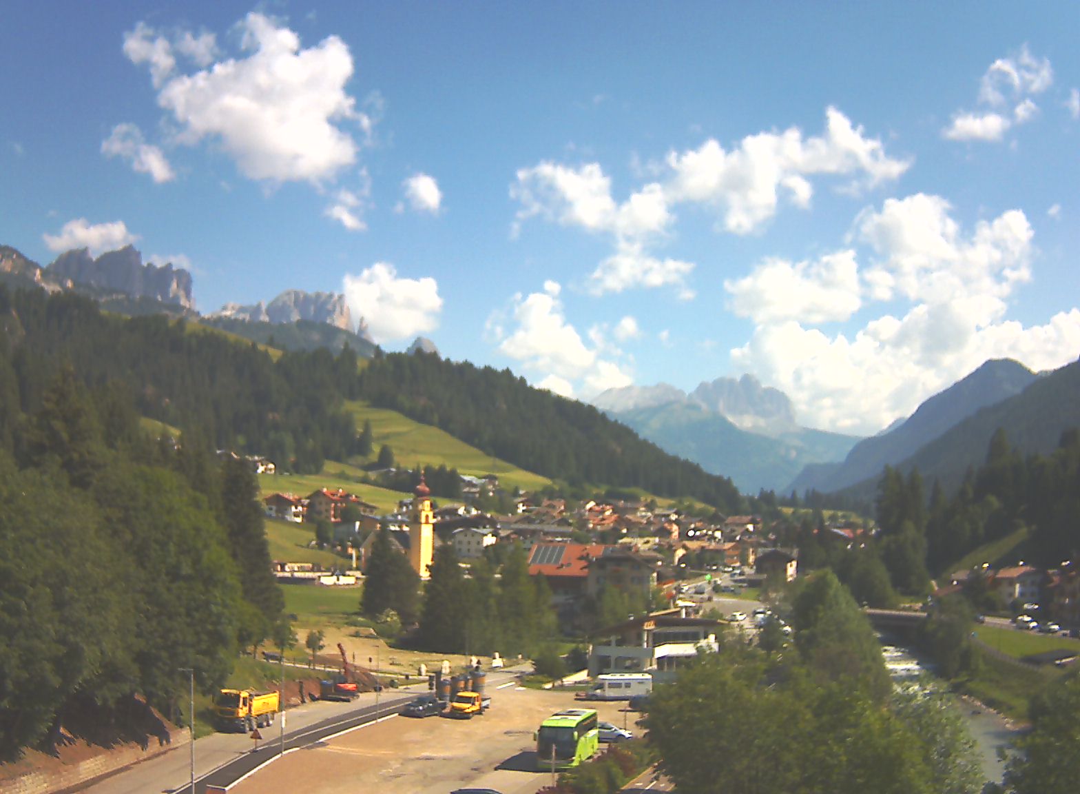 Webcam a Soraga di Fassa - Trentino - Dolomiti