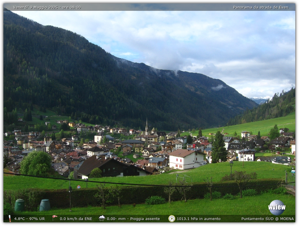 Webcam a Moena - Trentino - Dolomiti
