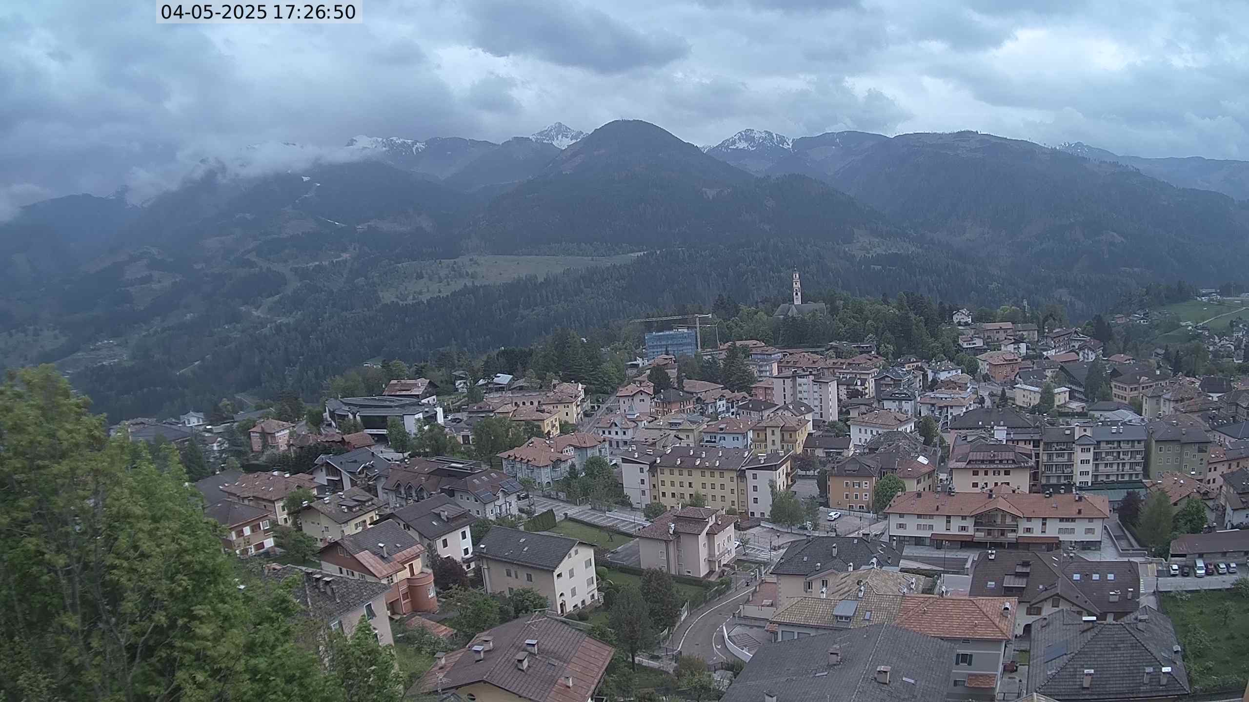 Vista di Cavalese Webcam Pagoda