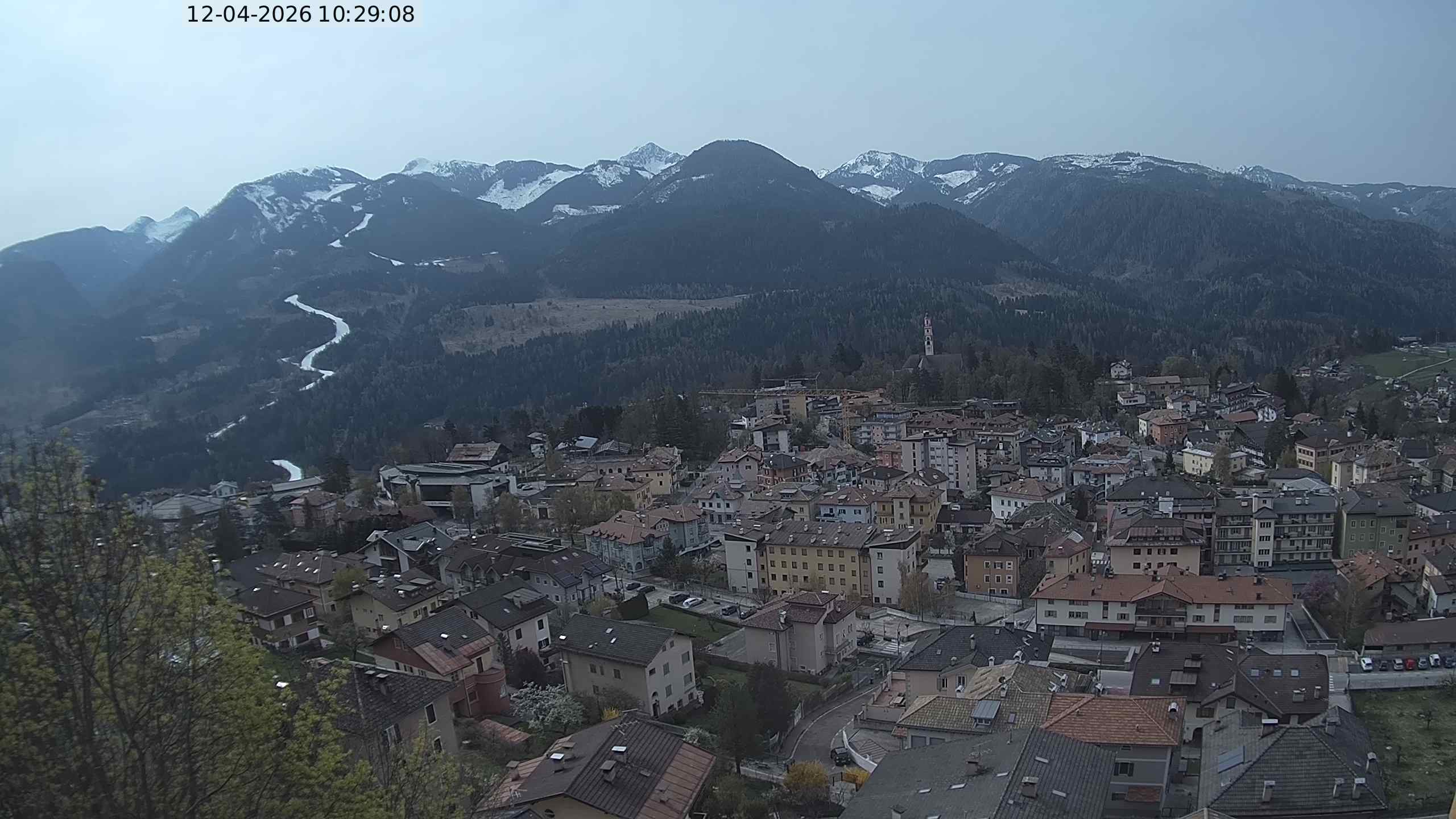 Vista di Cavalese Webcam Pagoda