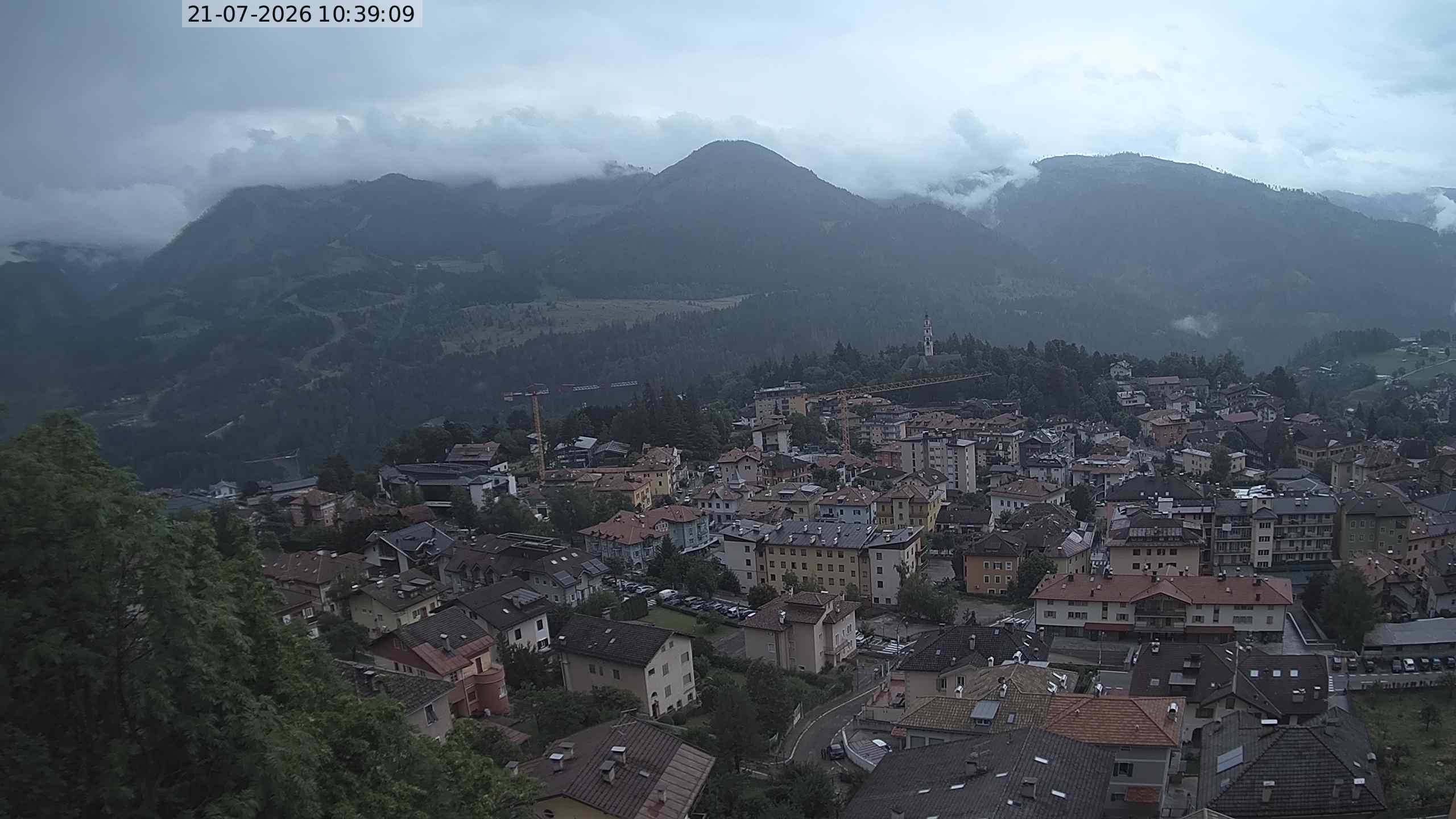 Vista di Cavalese Webcam Pagoda
