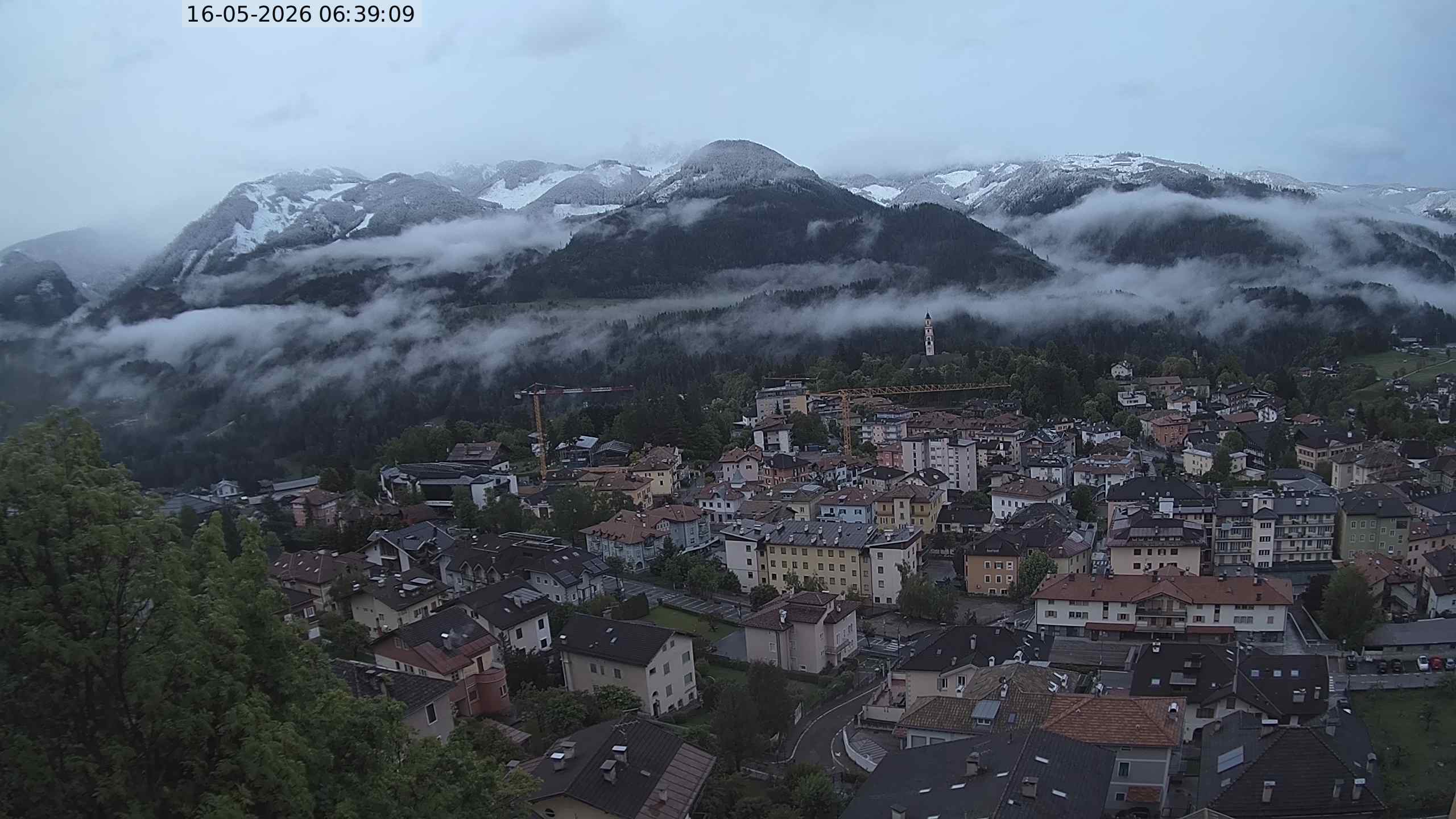 Vista di Cavalese Webcam Pagoda