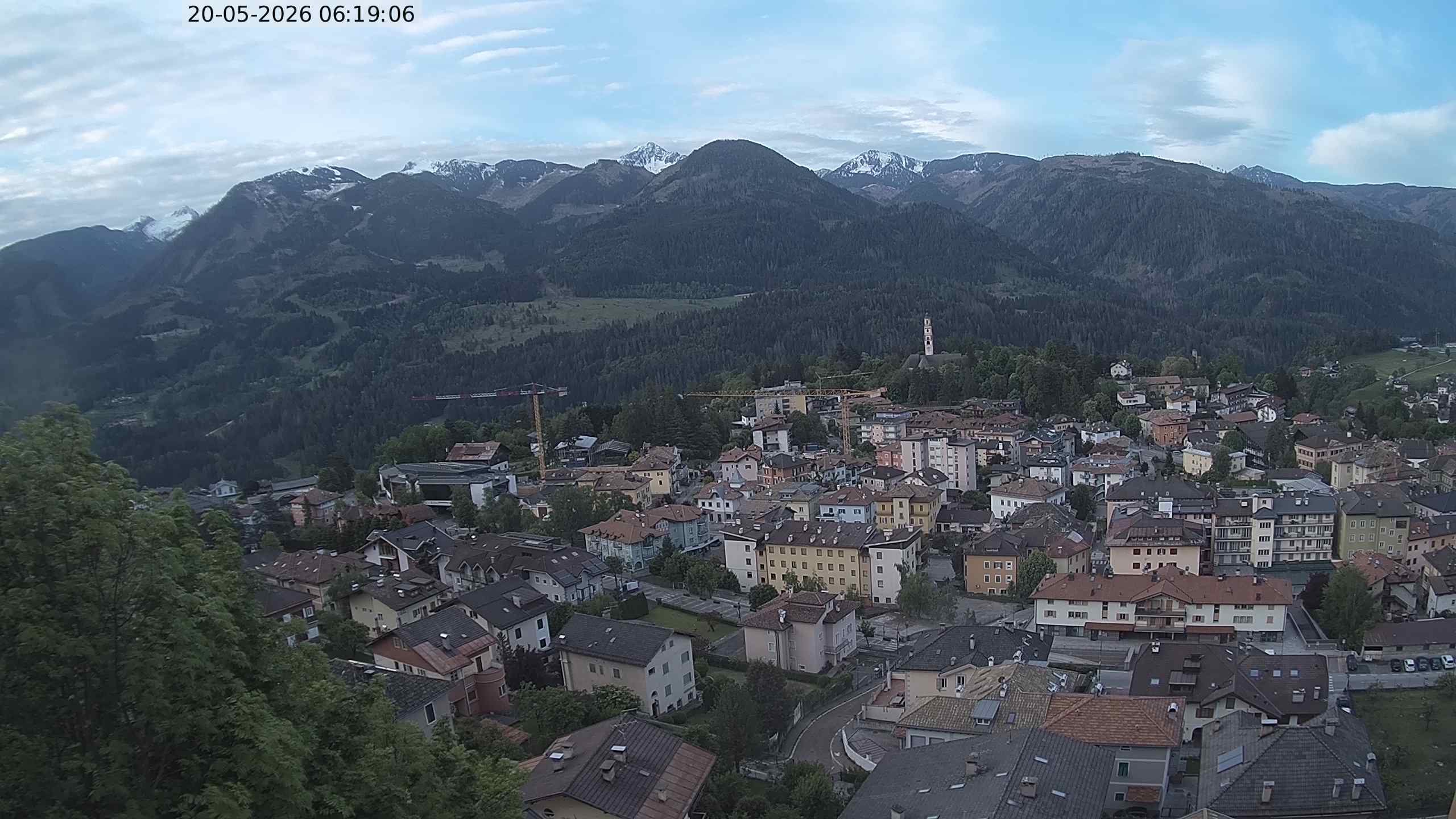 Vista di Cavalese Webcam Pagoda