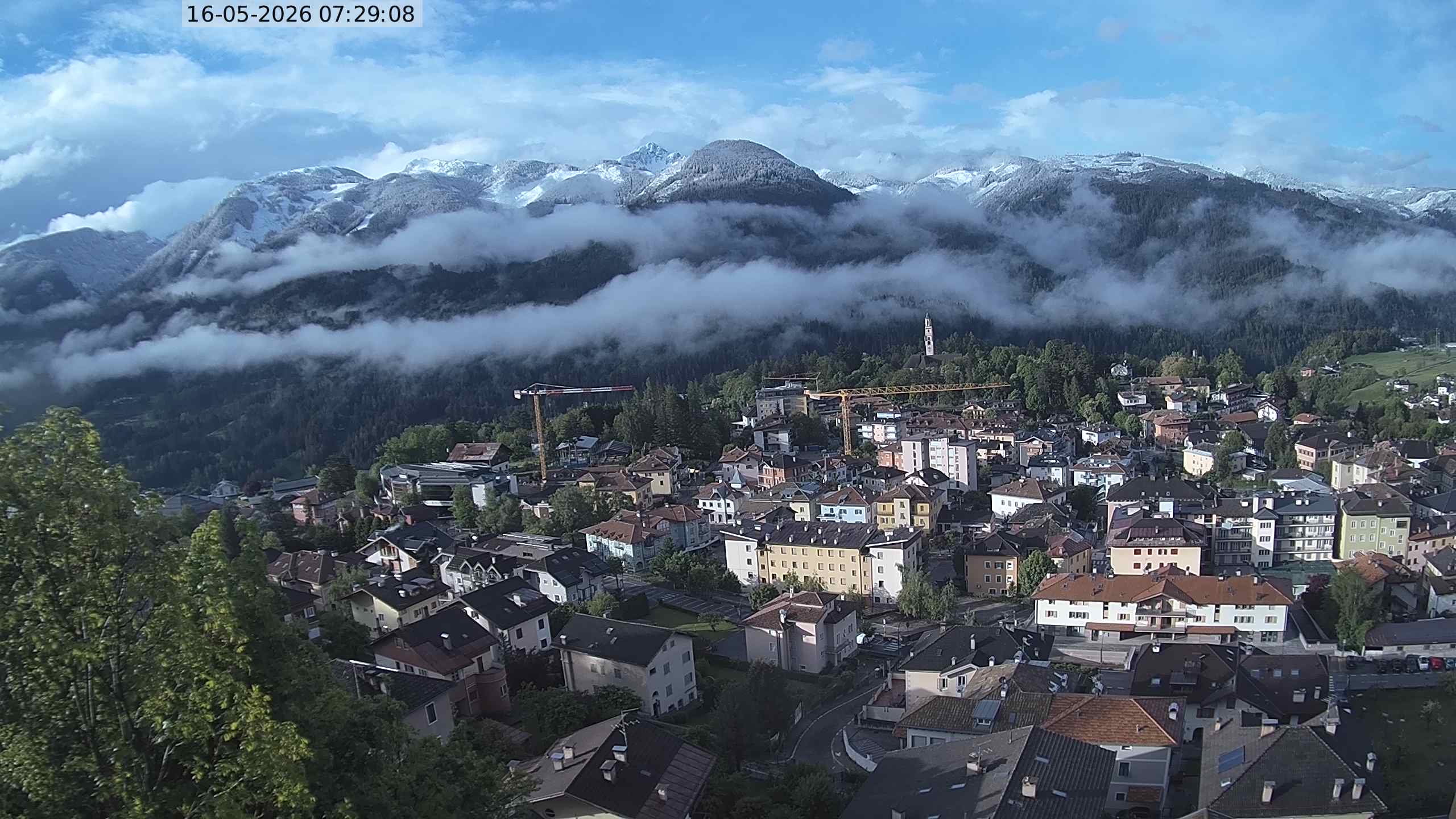 Vista di Cavalese Webcam Pagoda